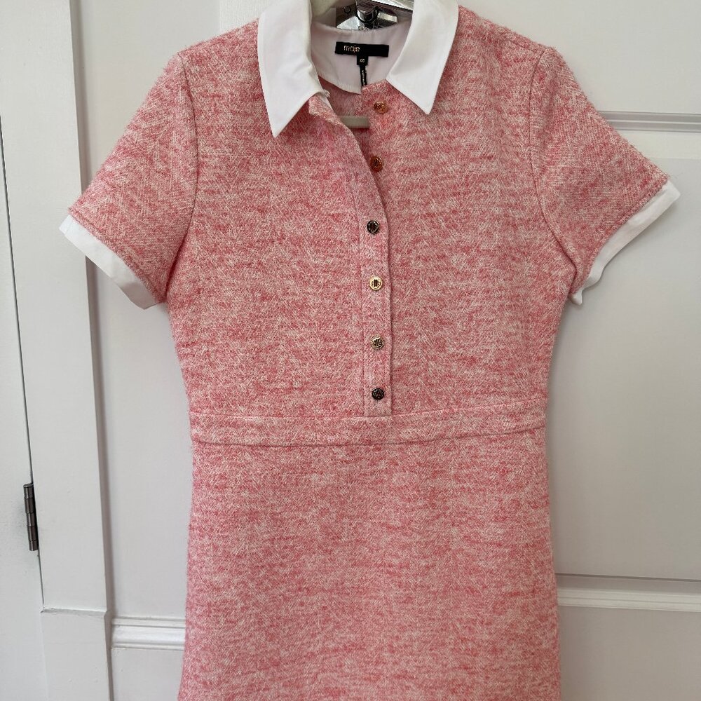 Maje Tweed Dress - Size 40 Medium